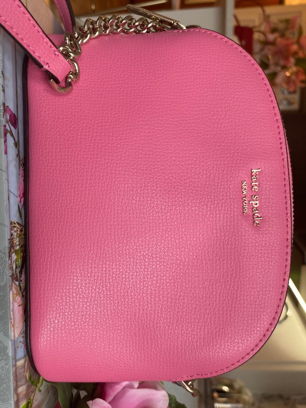 Kate Spade Pink Leather Crossbody Bag